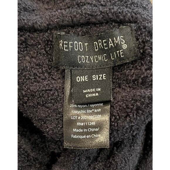 Barefoot Dreams CozyChic Lite Ribbed Travel Wrap ONE SIZE - Picture 5 of 7